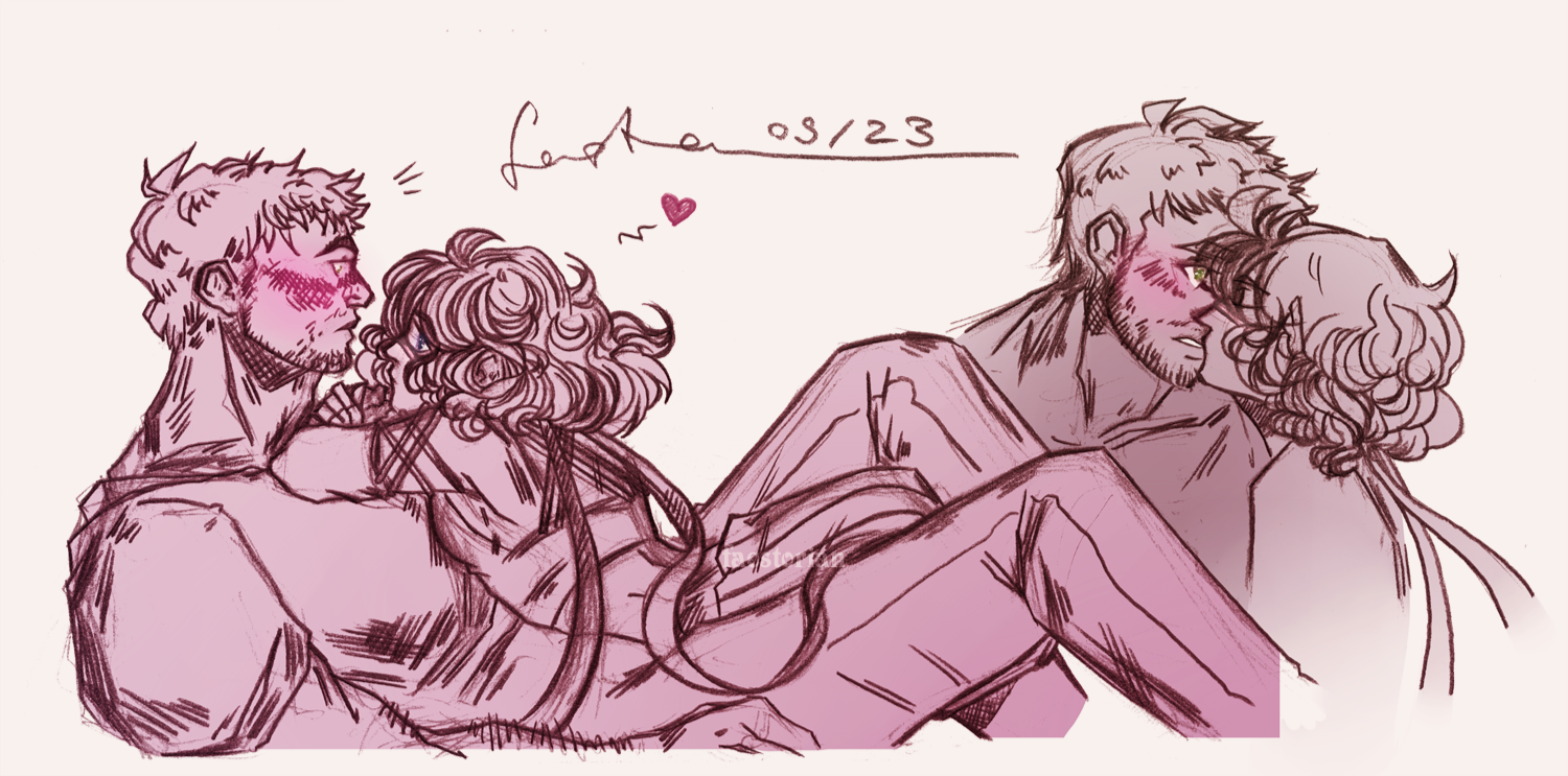 Gentle Moment :: Illustration Gentle Moment :: Illustration