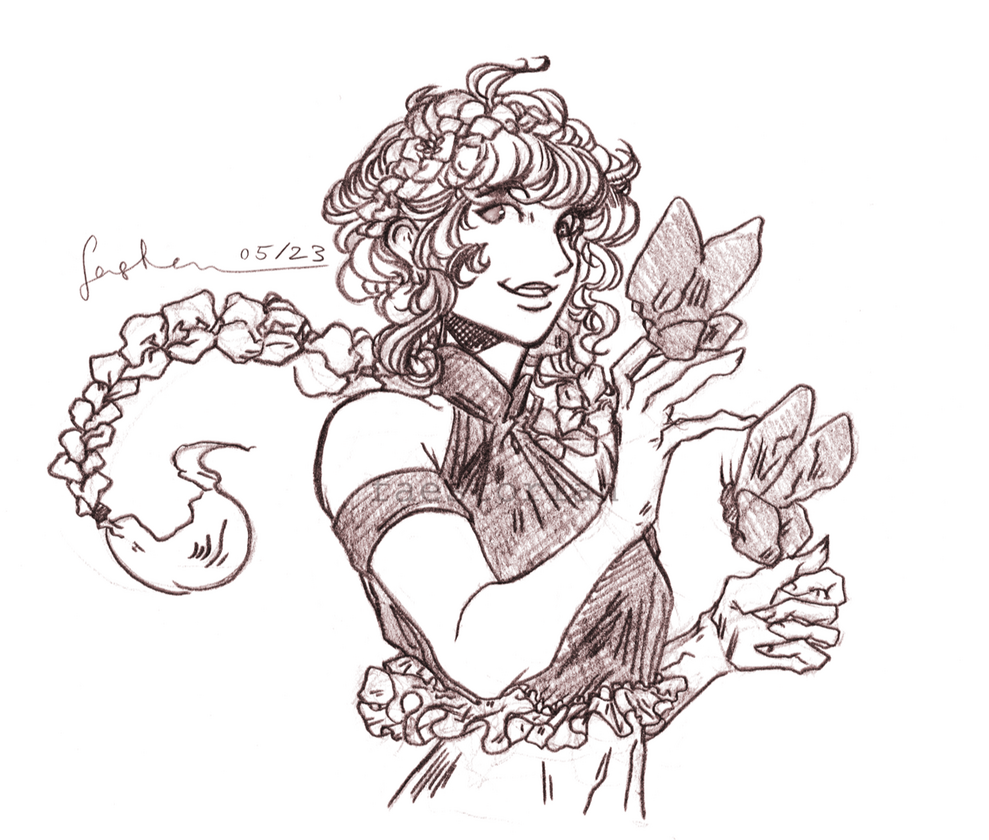 Butterfly Lady :: Commission Butterfly Lady :: Commission