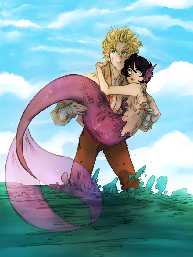 The Mermaid And The Witch :: Illustration